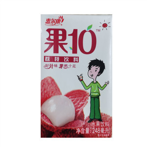 惠尔康果10荔枝饮料