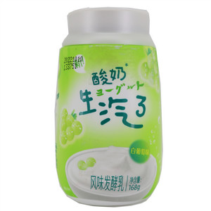 新希望酸奶生汽了白葡萄味风味发酵乳