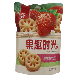 Home Value好唯乐草莓味夹心饼干
