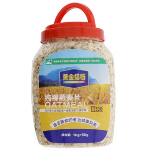 黄金搭档纯裸燕麦片