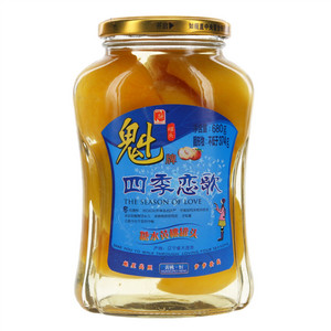 魁牌糖水黄桃罐头