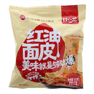 田小花红油面皮