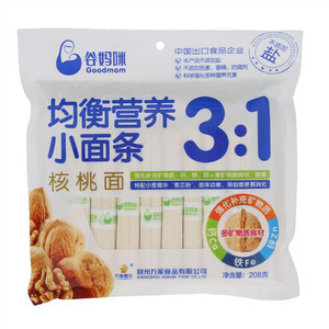 谷妈咪均衡营养小面条核桃面