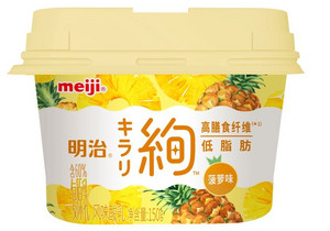 meiji明治绚菠萝味风味酸乳
