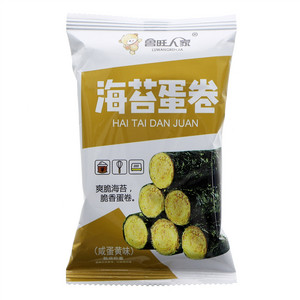 鲁旺人家咸蛋黄味海苔蛋卷