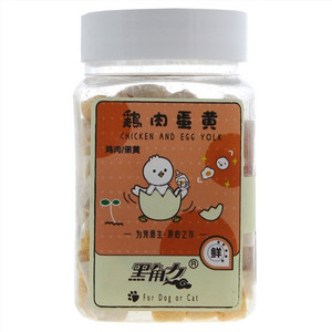 黑角力鸡肉蛋黄冻干