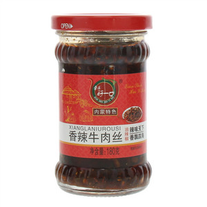 牵手好一口香辣牛肉丝油辣椒