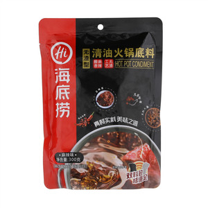 海底捞麻辣味清油火锅底料