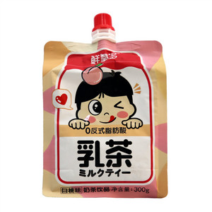 鲜氧多0反式脂肪酸乳茶（白桃味）