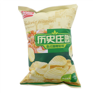 盼盼历史庄园泰式咖喱虾味薯片
