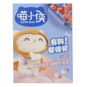 喵小侠多莓味高钙益生菌酸奶溶豆