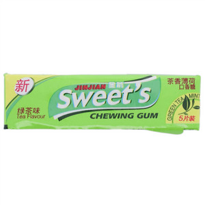 金箭绿茶味口香糖