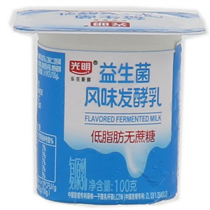 光明益生菌风味发酵乳（低脂肪无蔗糖）