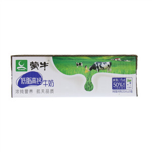 蒙牛低脂高钙牛奶