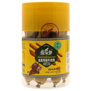 爱乐多胡萝卜味清真特级牛肉肠