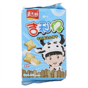 嘉士利牛奶味注心饼干