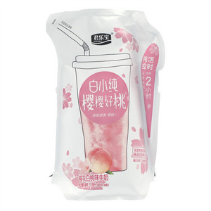 君乐宝白小纯桃桃牛奶
