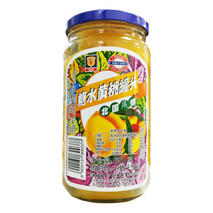 梅林糖水黄桃罐头