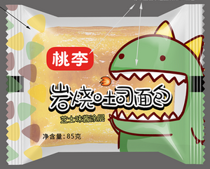 桃李芝士味酱涂层岩烧吐司面包