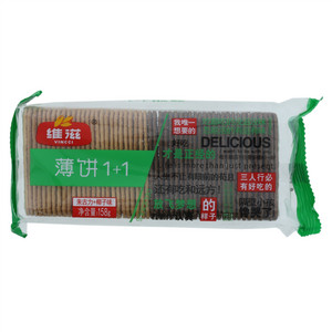 维滋（朱古力+椰子味）薄饼1+1