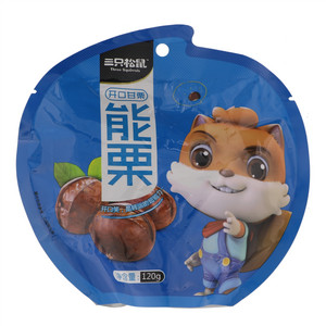 三只松鼠能栗板栗系列开口甘栗