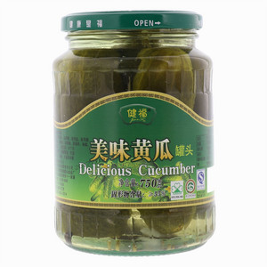 健福美味黄瓜罐头
