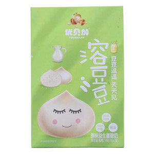 优贝加溶豆豆原味益生菌酸奶