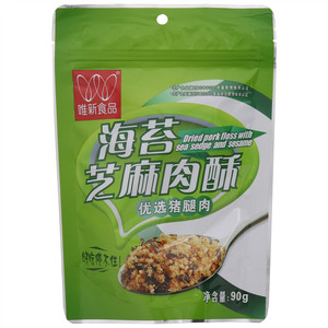 唯新食品海苔芝麻肉酥