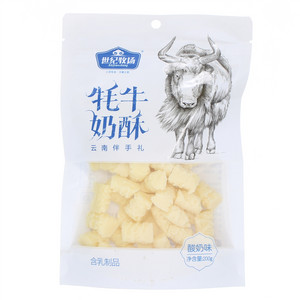 世纪牧场牦牛奶酥酸奶味含乳制品
