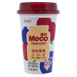 兰芳园蜜谷缤纷莓莓乳酸菌风味果汁茶饮料