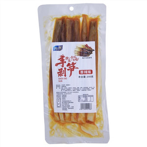 与美手剥笋香辣味200克