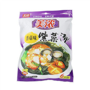 美浓香菇味紫菜汤6人份72g