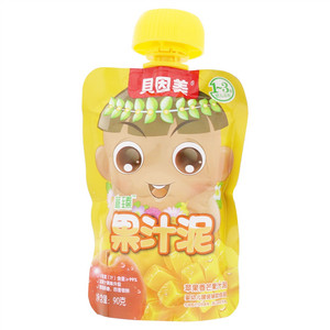貝因美童臻苹果香芒果汁泥