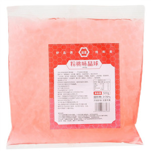 岚鸢粉桃味晶球果味酱