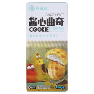 谷滋道牛奶椰子味酱心曲奇