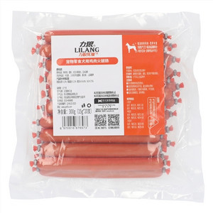 力狼优加宠物零食犬用鸡肉火腿肠