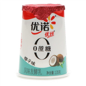 优诺优丝椰子味0蔗糖风味发酵乳