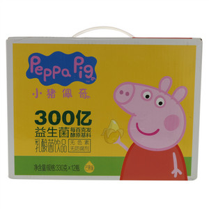 好+1peppa pig小猪佩奇芒果味乳酸菌饮品
