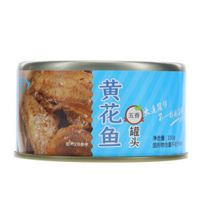 四而五香黄花鱼罐头