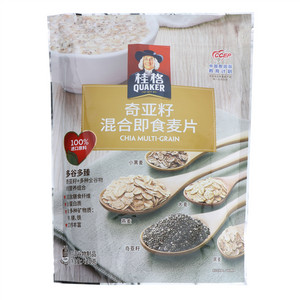 桂格奇亚籽混合麦片420克*12包