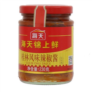 海天锦上鲜桂林风味辣椒酱230g*1