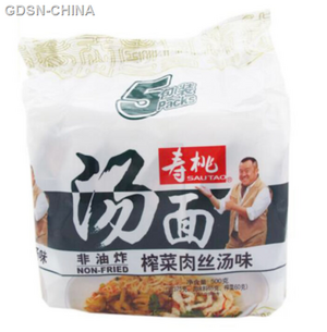 寿桃榨菜肉丝汤味捞面