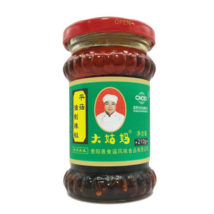 大姑妈平菇油制辣椒