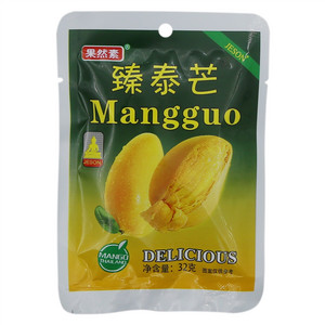 杰选果然素芒果味臻泰芒果味软糖