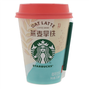 STARBUCKS星巴克星怡杯燕麦拿铁咖啡饮料