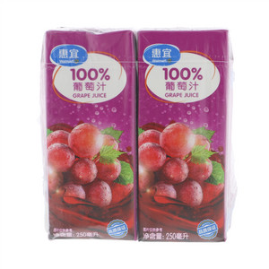 惠宜100%葡萄汁（4瓶）