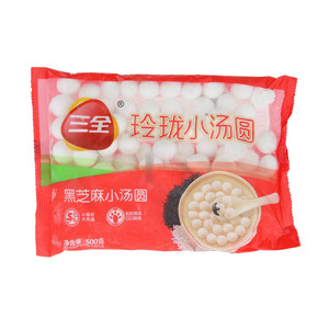 三全玲珑小汤圆黑芝麻小汤圆