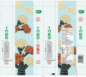 十月稻田三色糙米
