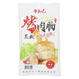 牛知己烤肉肠黑椒味(速冻生制)
