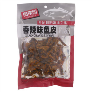 品希园香辣味鱼皮
